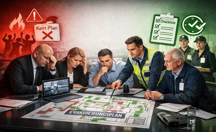 Notfallmanagement & Evakuierung: 5 häufigste Fehler vermeiden